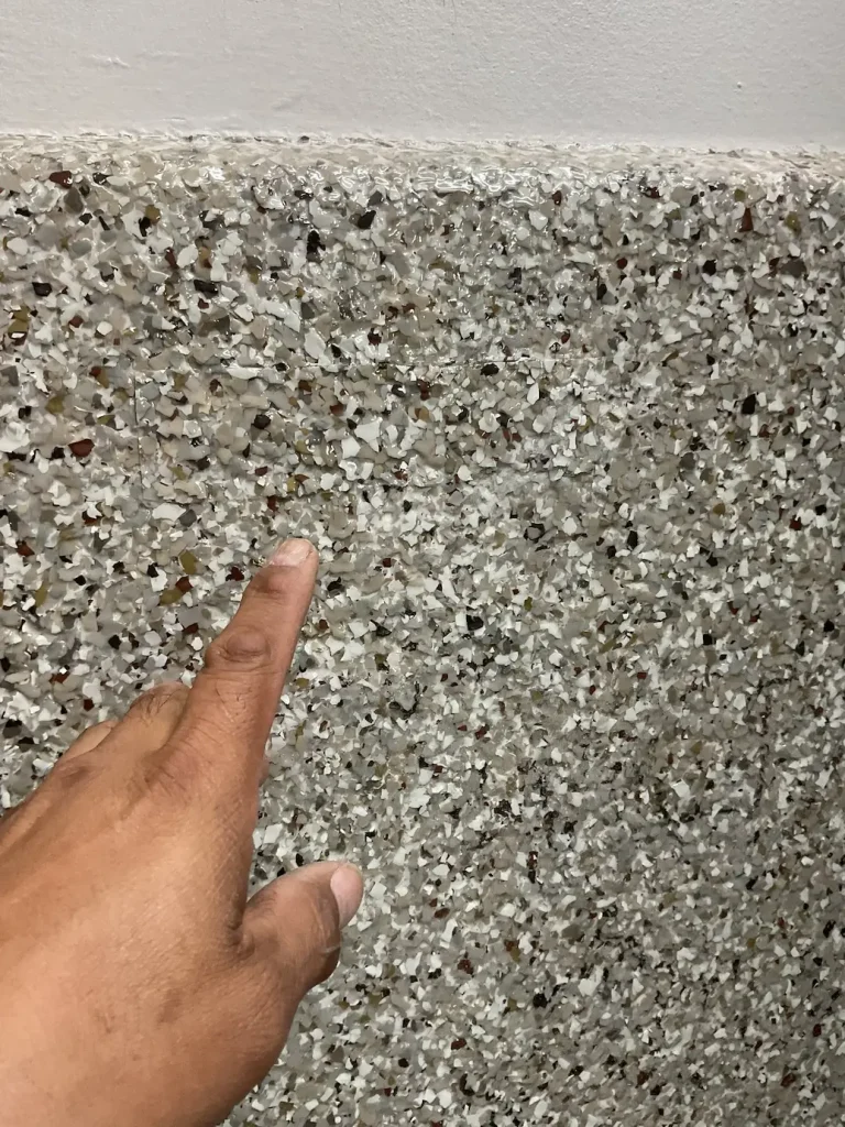 Flake Epoxy Flooring Project — photo 7