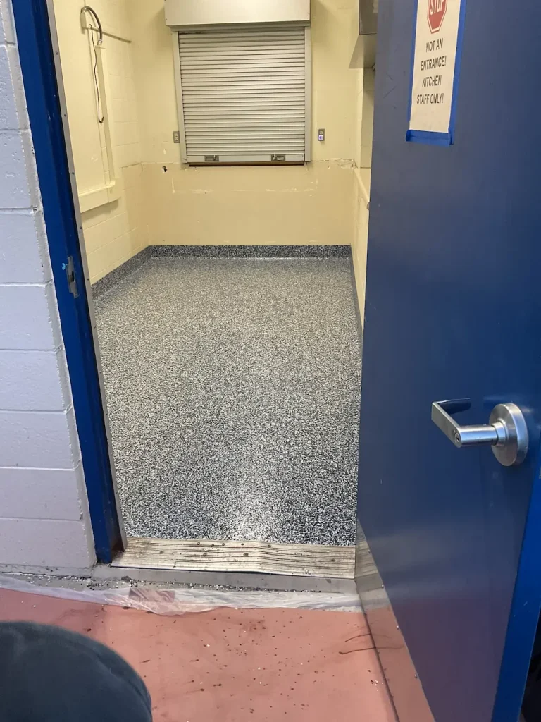 Flake Epoxy Flooring Project — photo 8