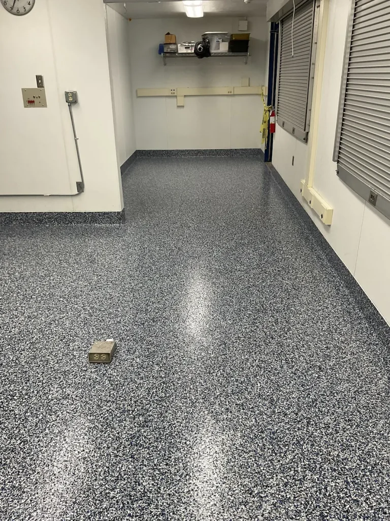 Flake Epoxy Flooring Project — photo 9