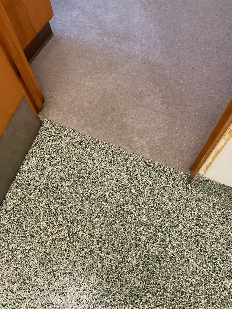 Flake Epoxy Flooring Project — photo 10