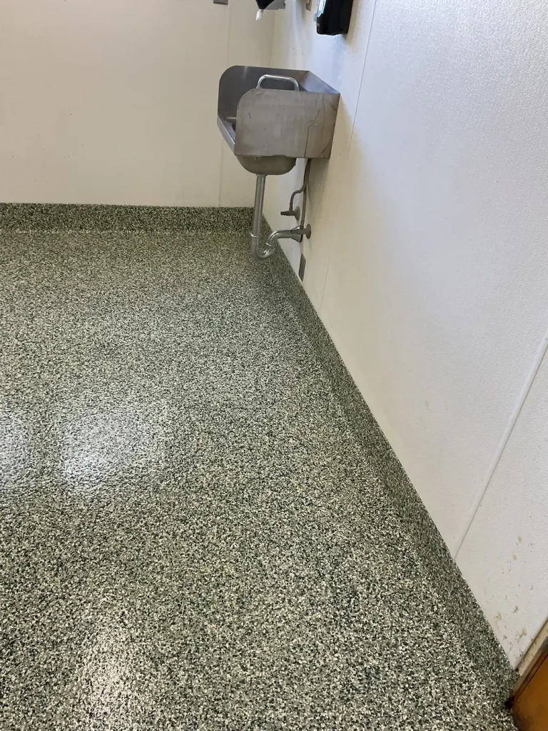 Flake Epoxy Flooring Project — photo 11