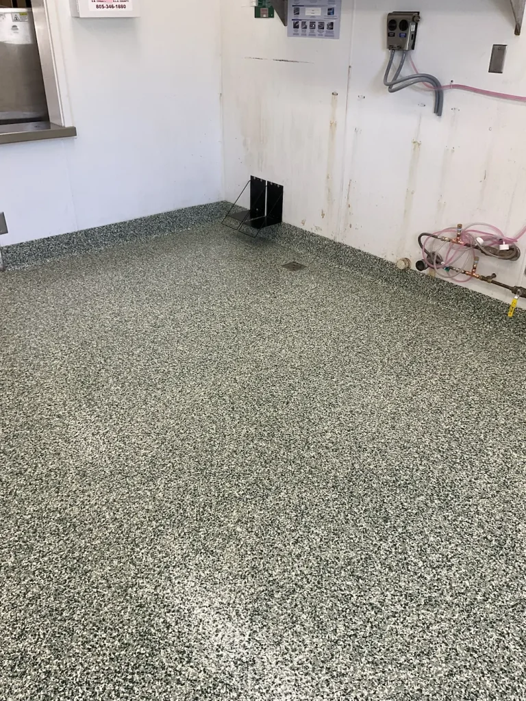 Flake Epoxy Flooring Project — photo 12