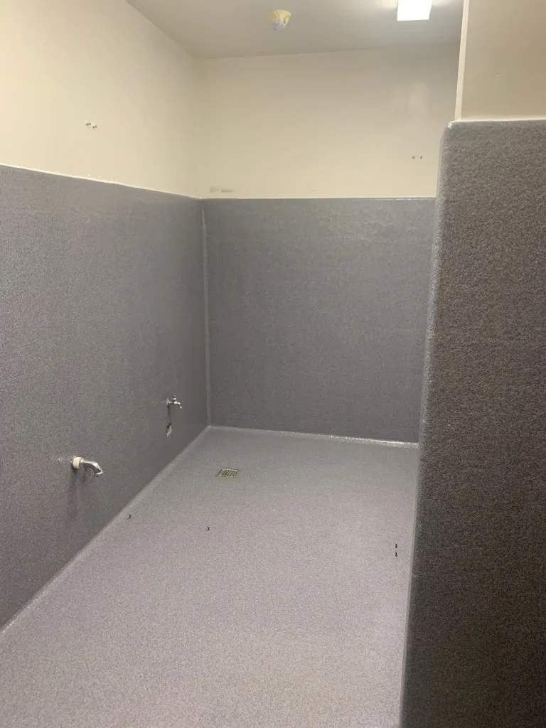 Flake Epoxy Flooring Project — photo 16