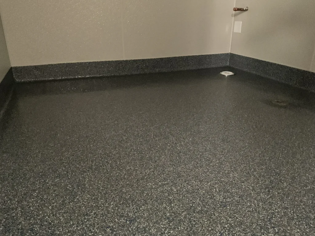 Flake Epoxy Flooring Project — photo 19