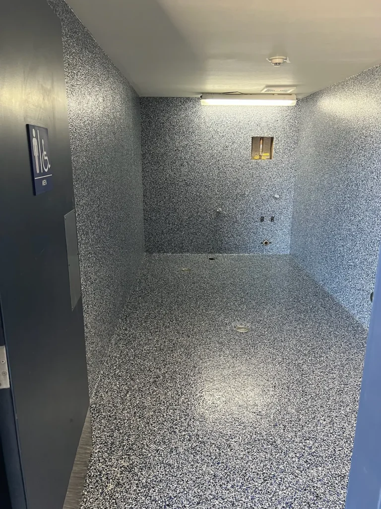 Flake Epoxy Flooring Project — photo 24