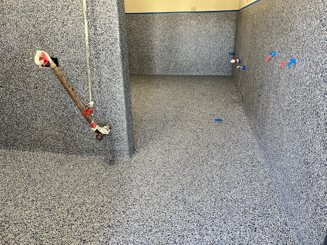 Flake Epoxy Flooring Project — photo 27