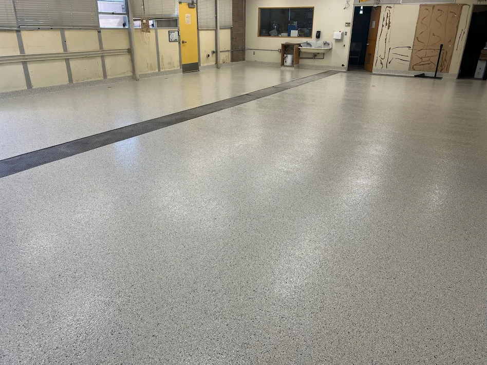 Flake Epoxy Flooring Project — photo 30