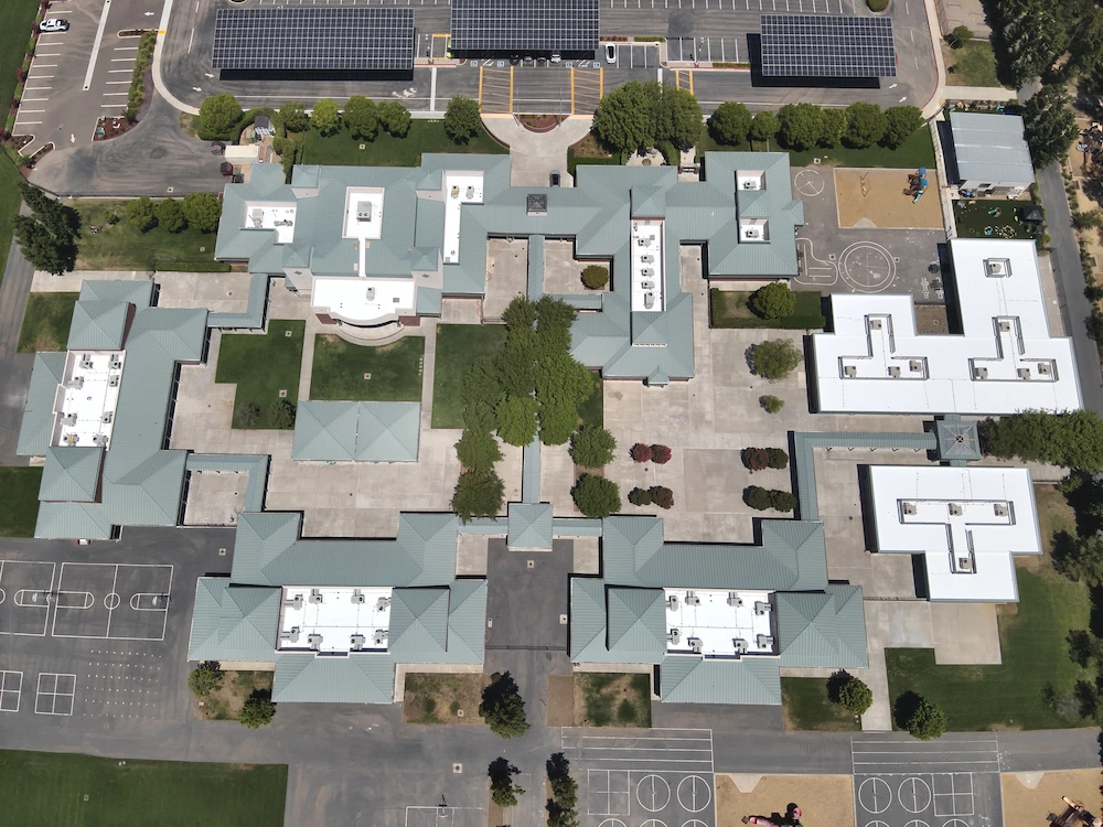 Wicklund Elementary Silicone Roofing — photo 6
